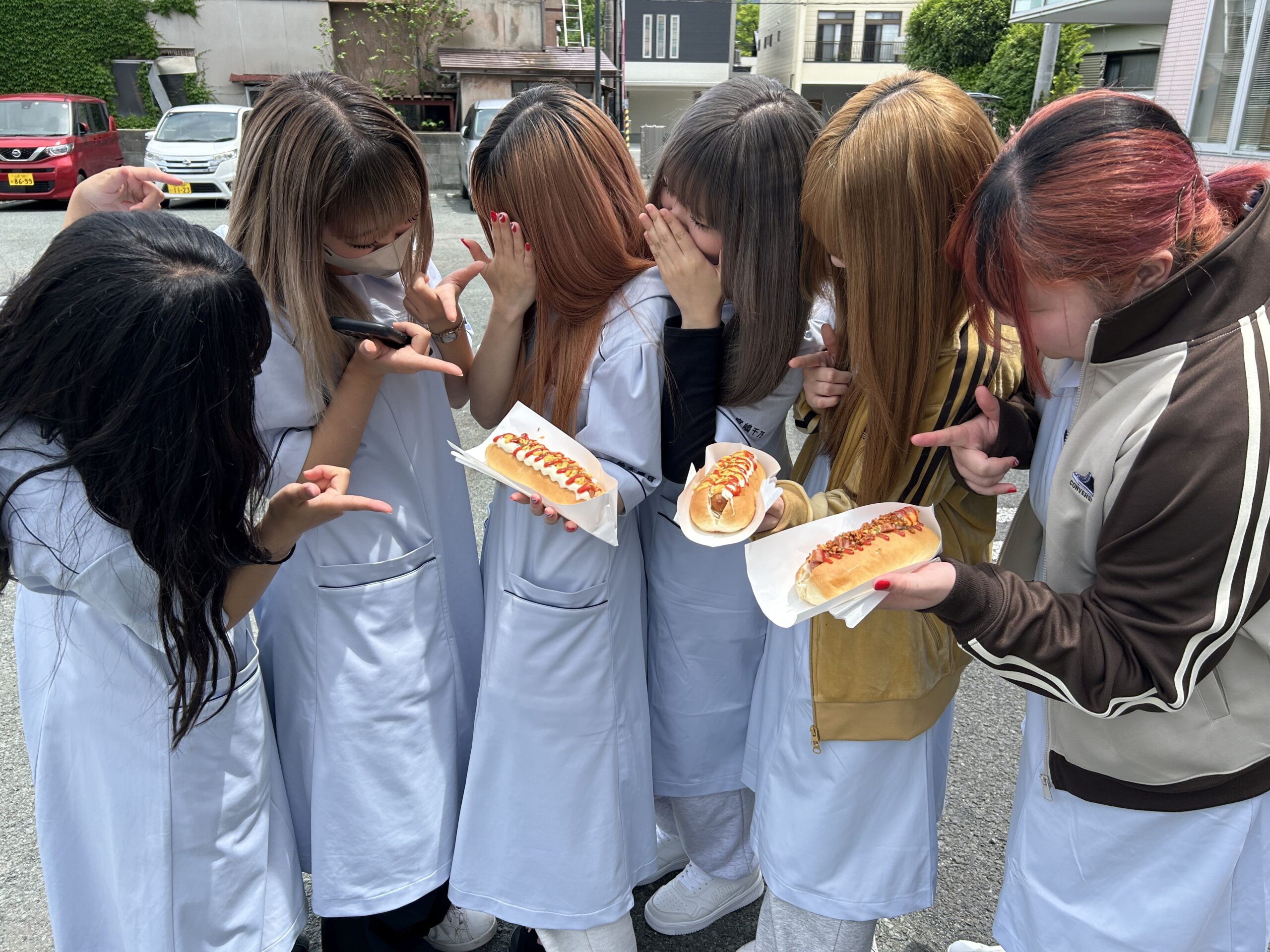 やまびのお昼にキッチンカーがきた