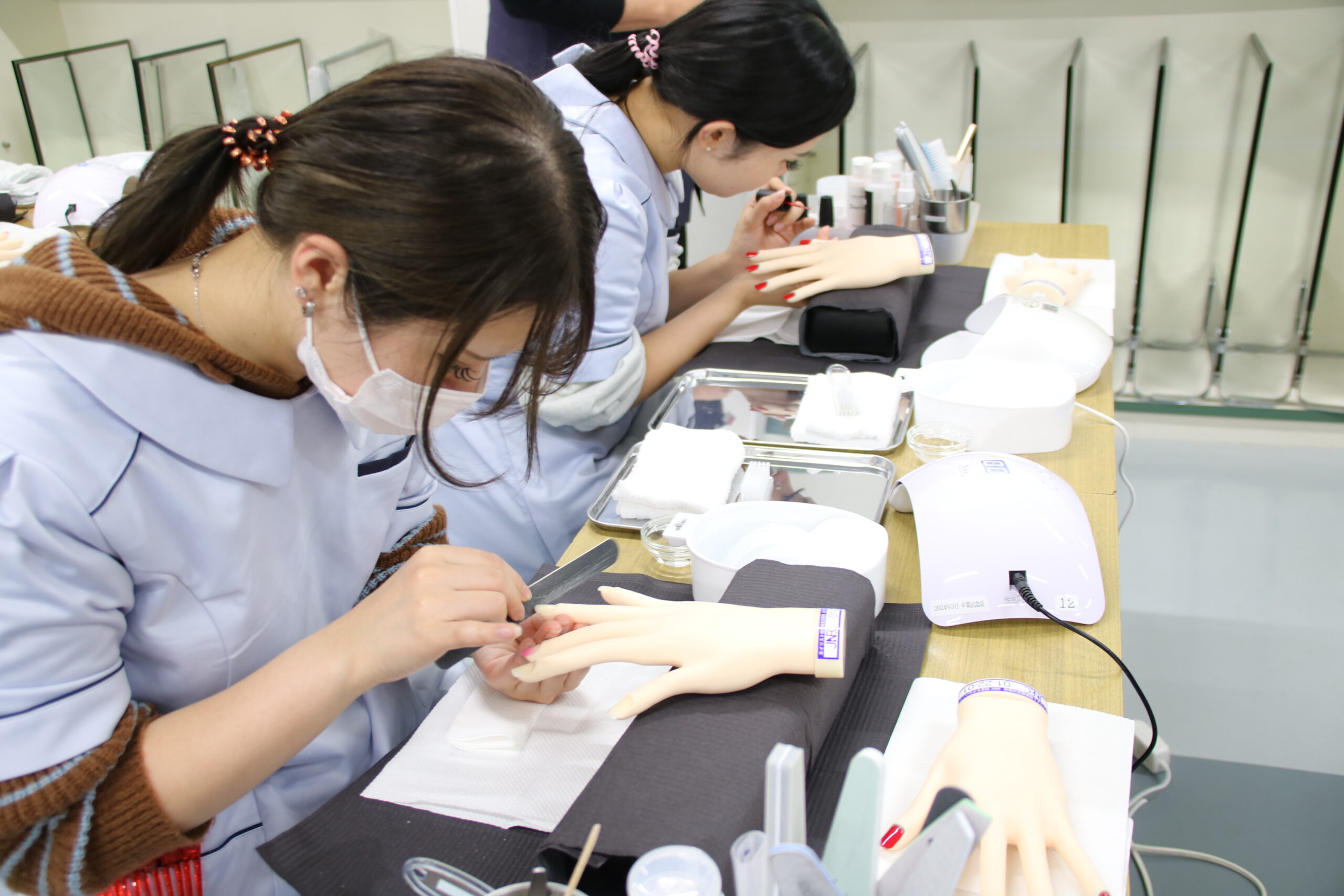 ジェルネイル中級　合格に向けて