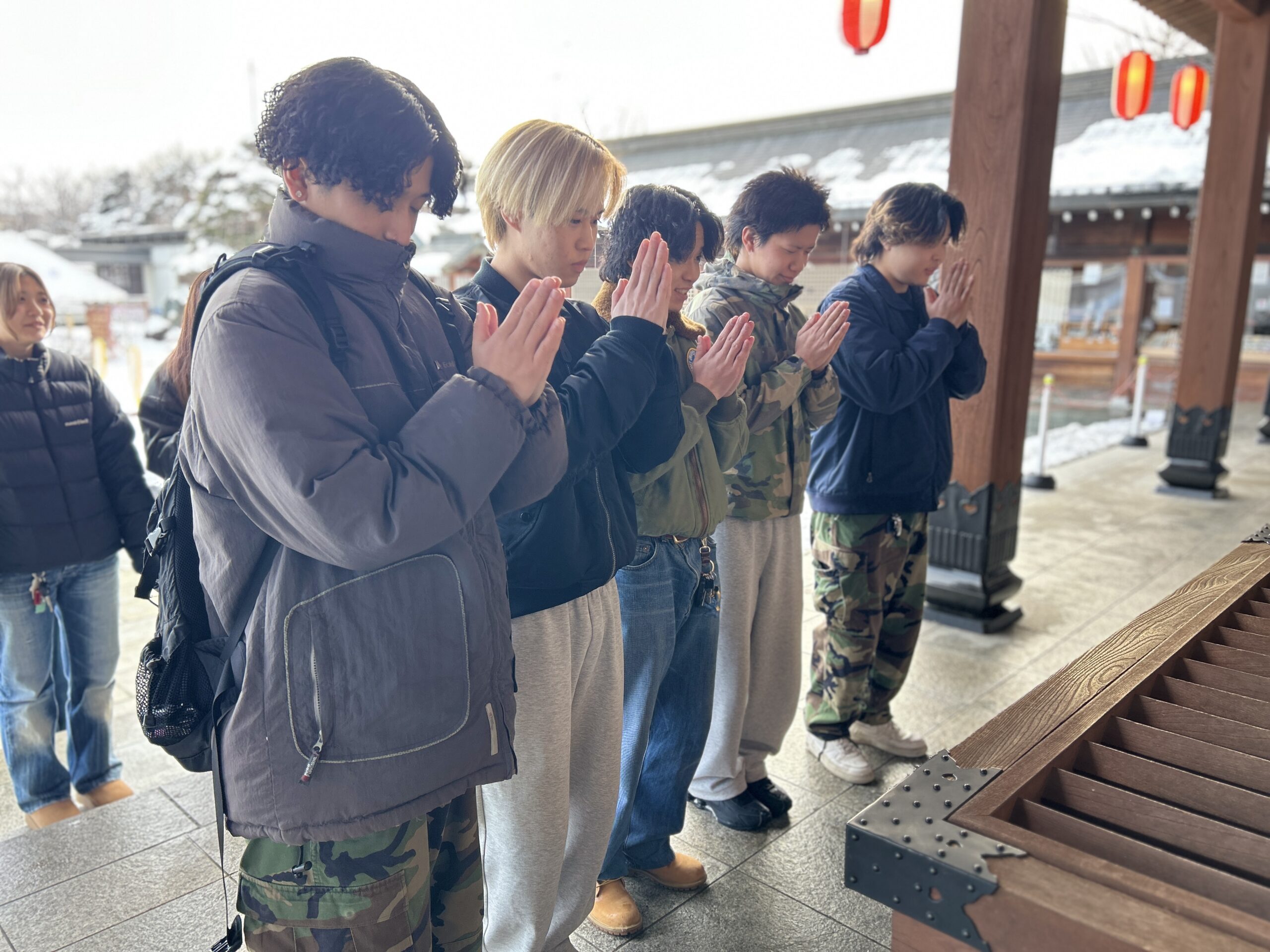 護国神社で必勝祈願！全員合格の誓い